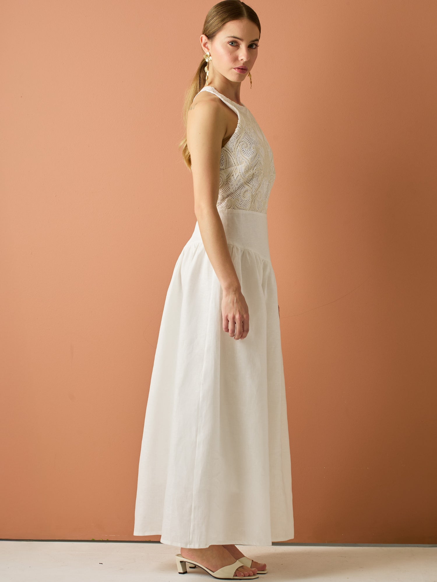 VESTIDO ARANDANY OFF WHITE
